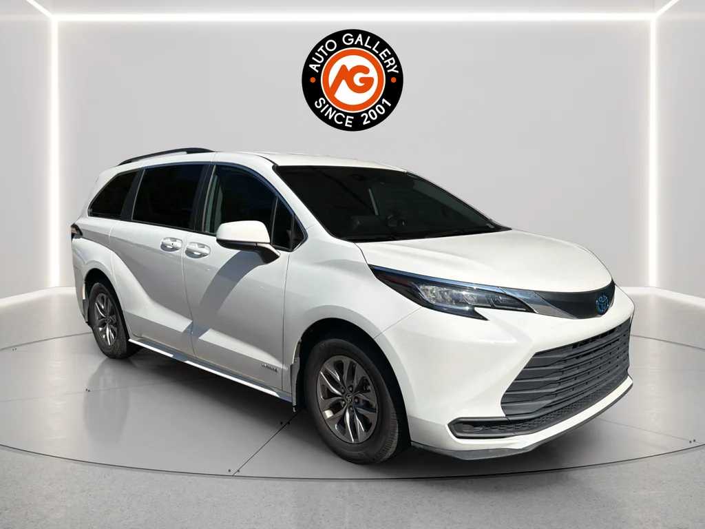 Used 2021 White Toyota LE image 1