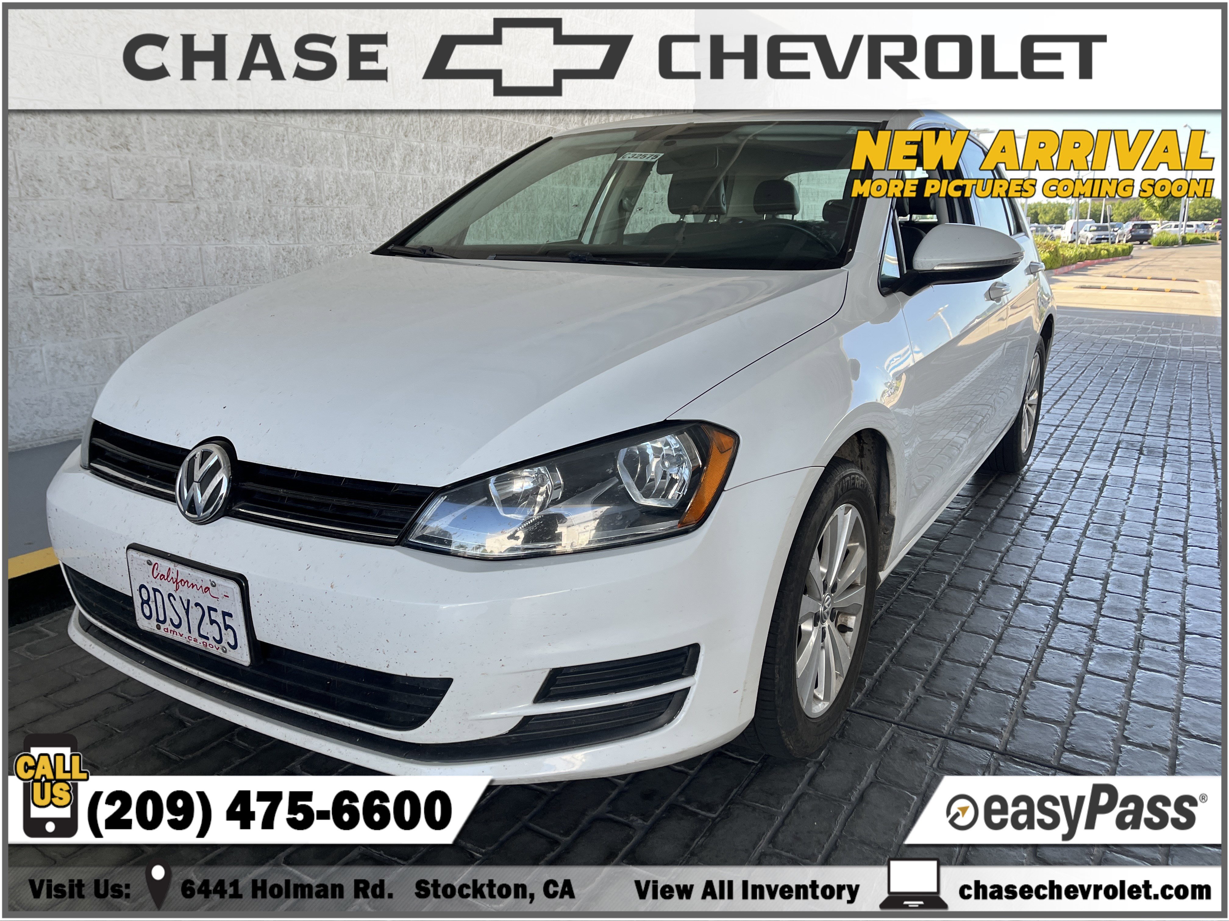 Used 2015 White Volkswagen TDI S 4-Door image 1