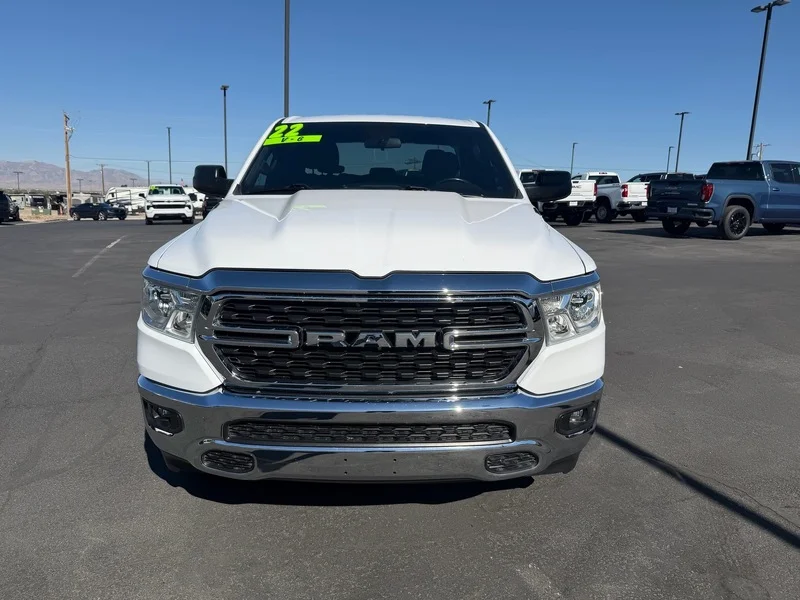 Used 2022 Bright White Clea Ram Big Horn image 8