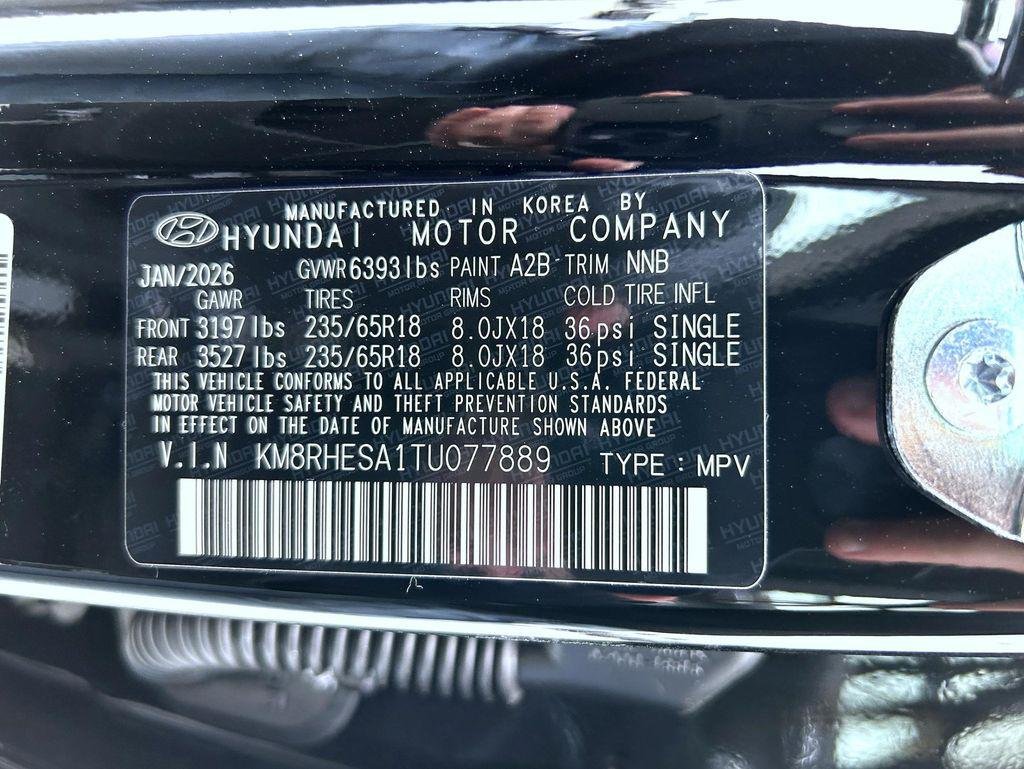 New 2026 Black Hyundai SEL Premium 8P image 27