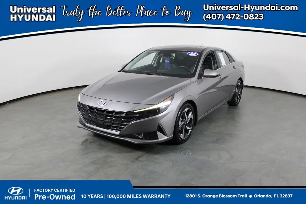 Certified Used 2023 Silver Hyundai Limited image 1