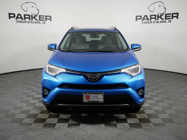 Used 2017 Electric Storm Blue Toyota XLE w/ Convenience Pkg image 3