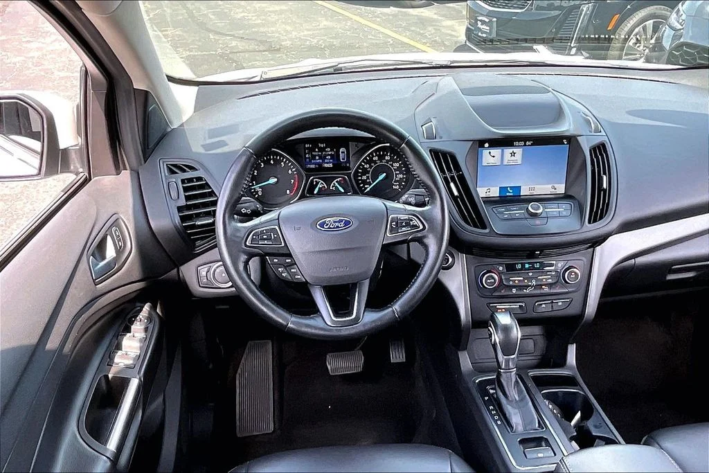 Certified Used 2019 White Platinum Clearcoat Metallic Ford SEL image 4