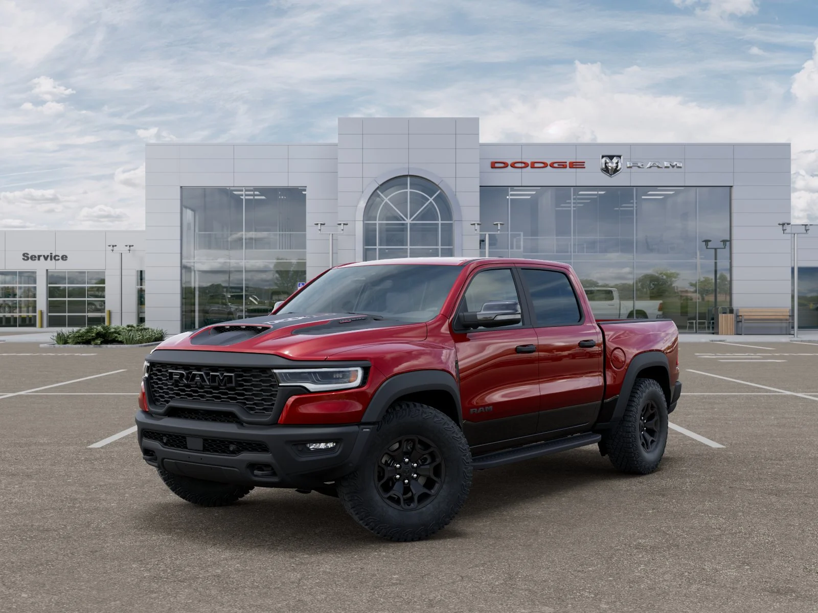 New 2026 Molten Red Pearl-Coat Exterior Paint RAM RHO image 28