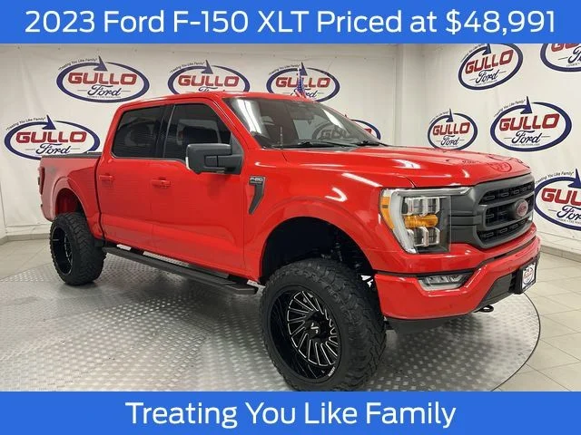 Used 2023 Race Red Ford XLT image 1