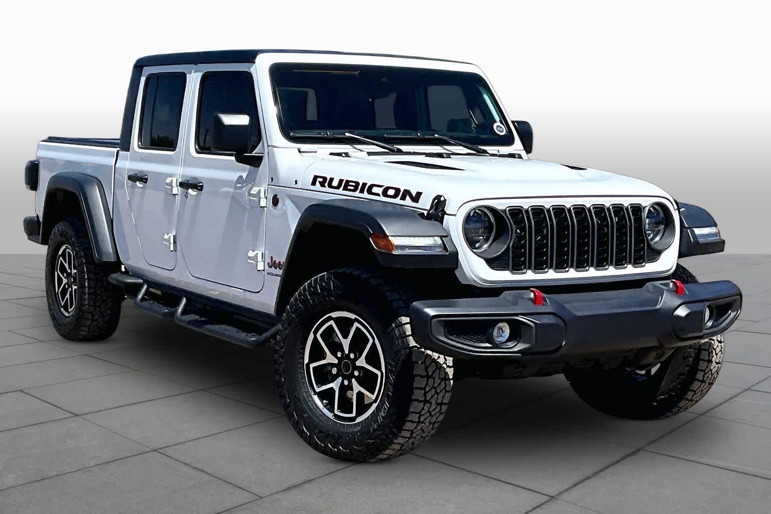 Used 2025 Bright White Clearcoat Jeep Rubicon image 2
