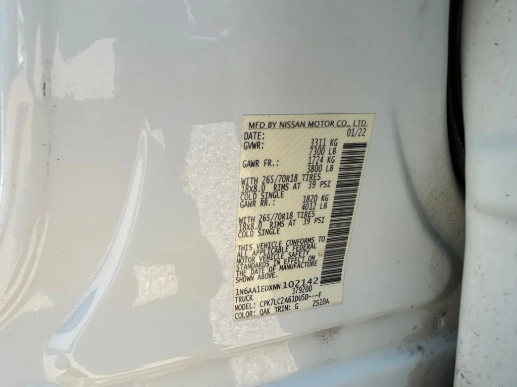 Used 2022 White Nissan SV image 9