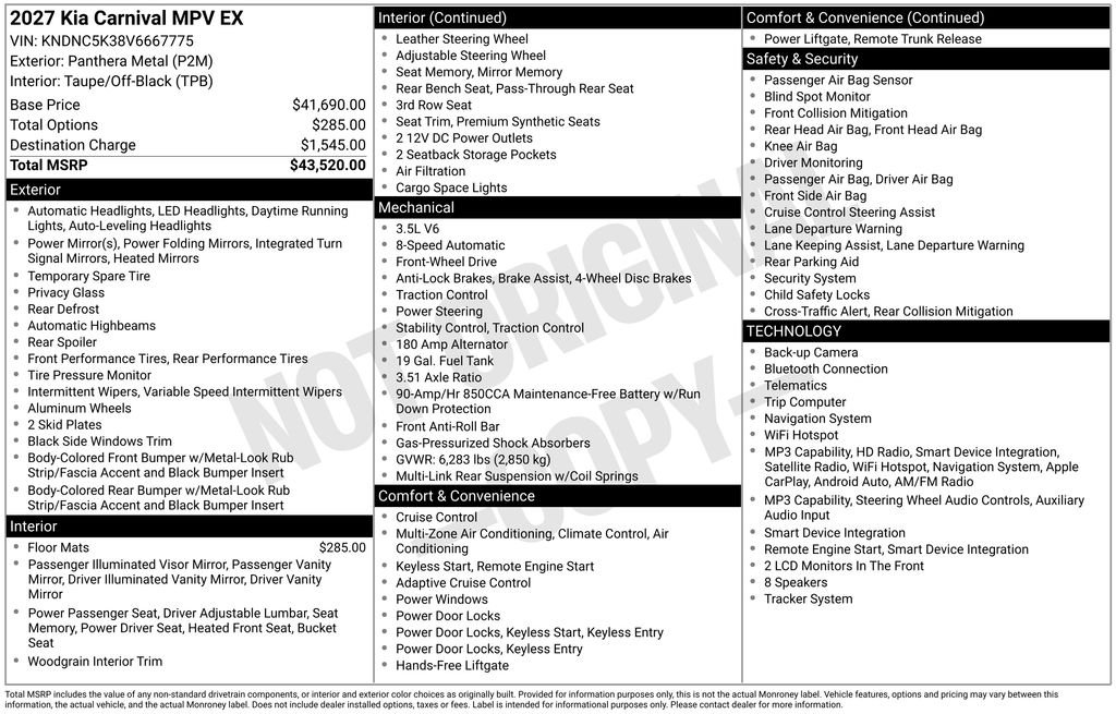 New 2027 Gray Kia EX image 6