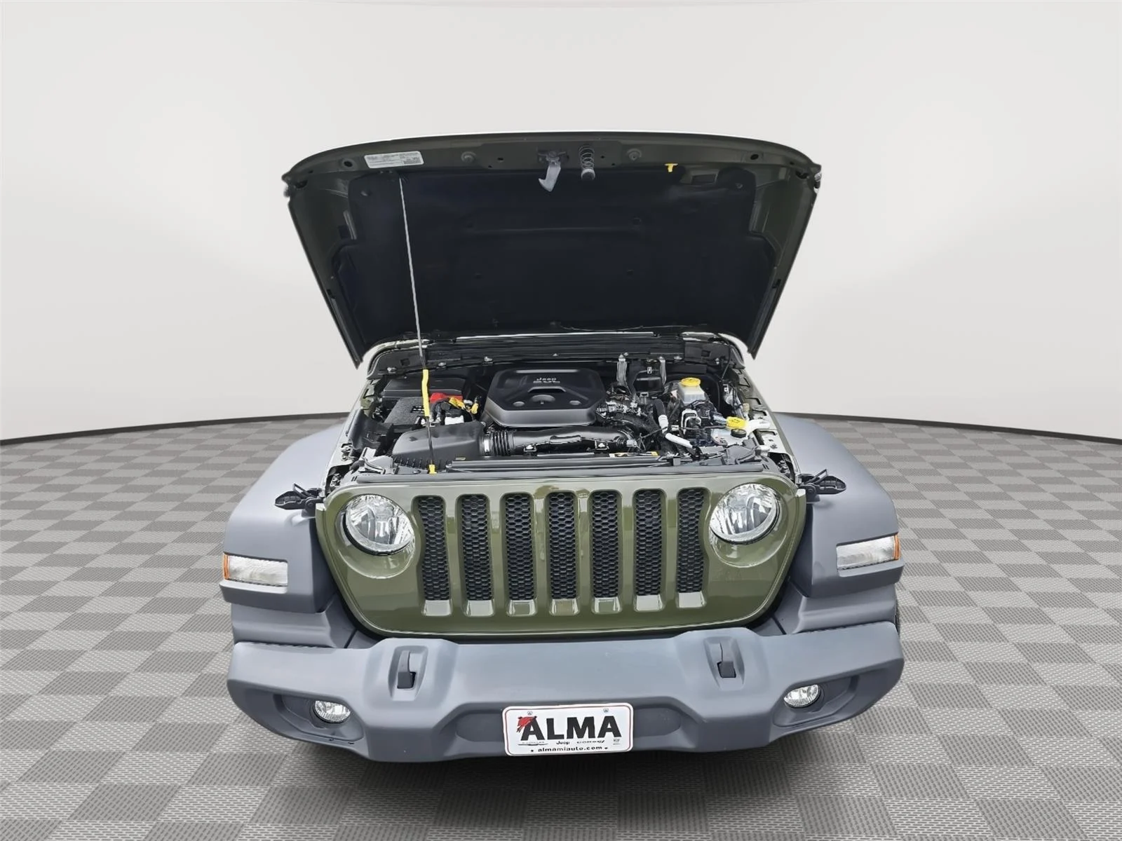 Used 2023 Sarge Green Clearcoat Jeep Sport S image 8