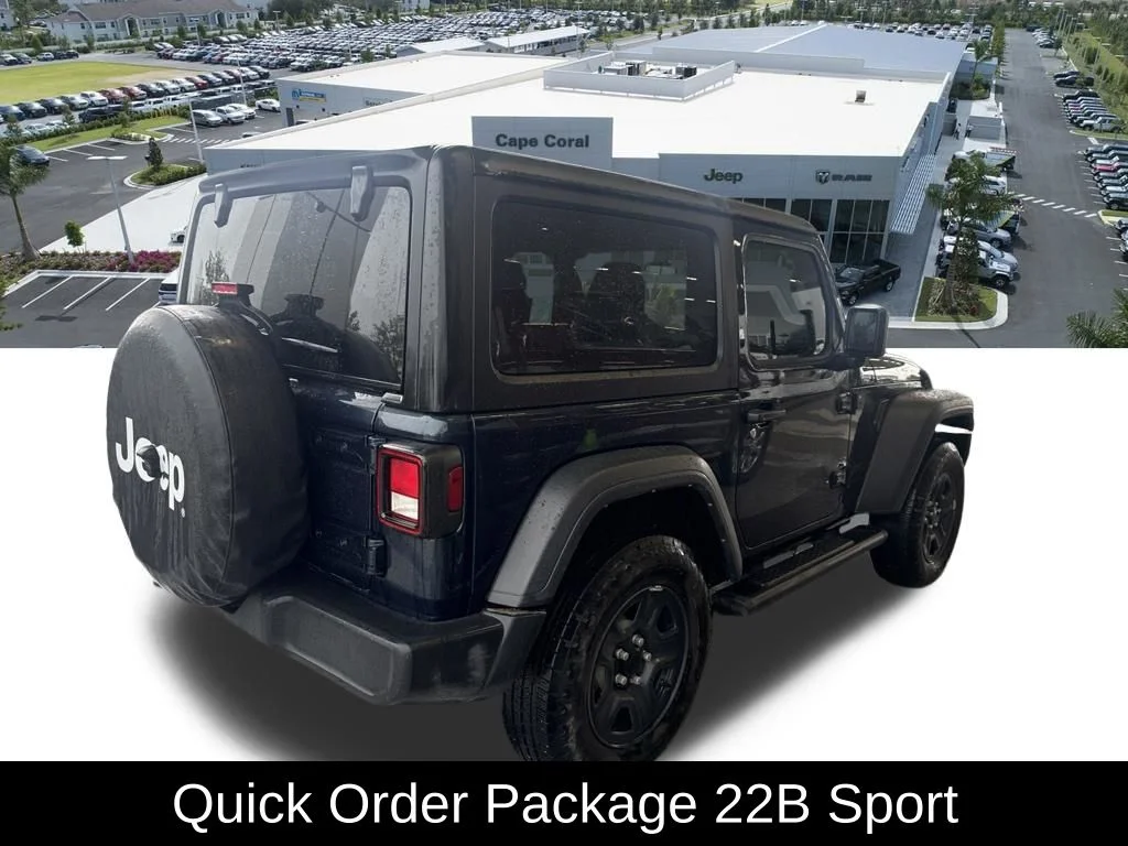 Certified Used 2025 Blue Jeep Sport image 3