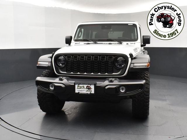 Used 2025 Jeep Wrangler 4-Door Willys with VIN 1C4PJXDN4SW510524 for sale in Burnsville, Minnesota