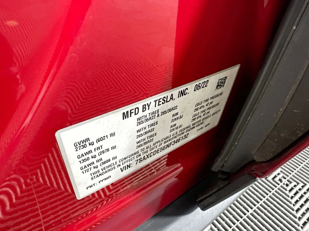 Used 2022 Red Multi-Coat Tesla  image 28