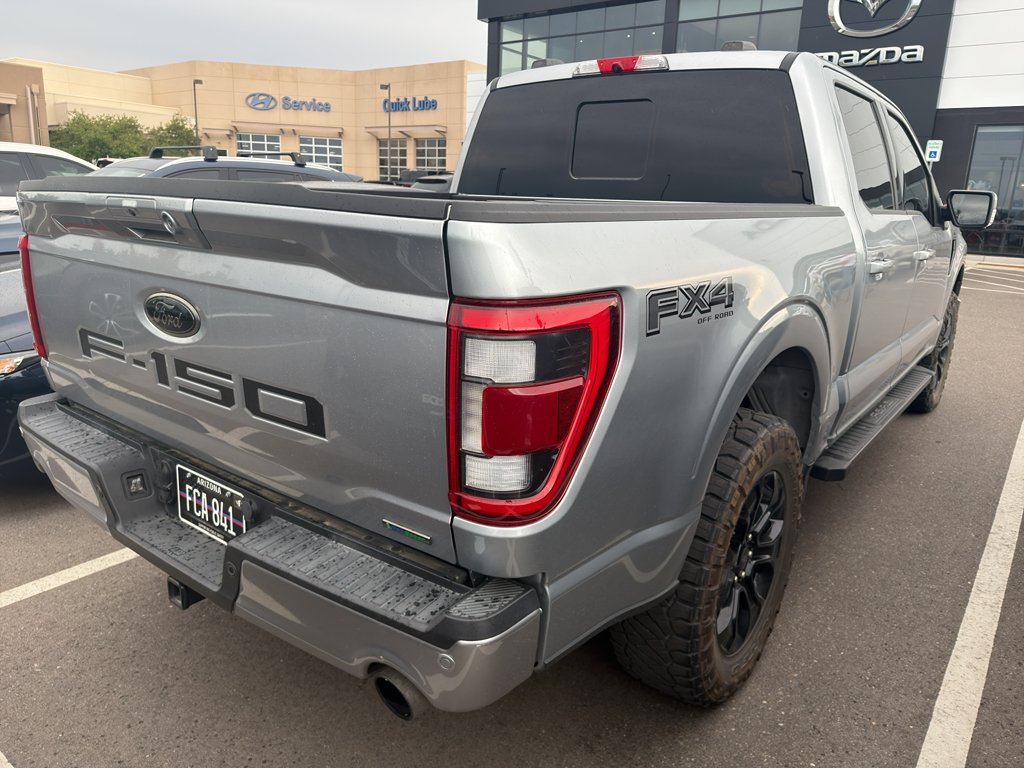 Used 2022 Iconic Silver Metallic Ford LARIAT image 4