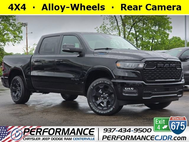 New 2026 Diamond Black Crystal Pearl-Coat Exterior Paint RAM Big Horn/Lone Star image 1