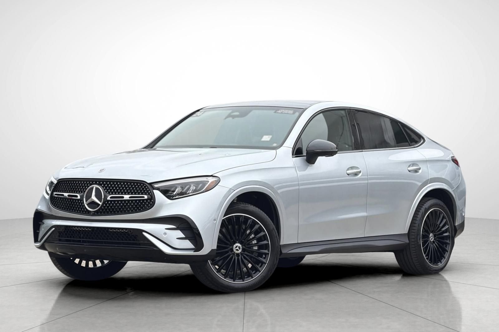 Certified Used 2024 Silver Mercedes-Benz GLC 300 Coupe image 1