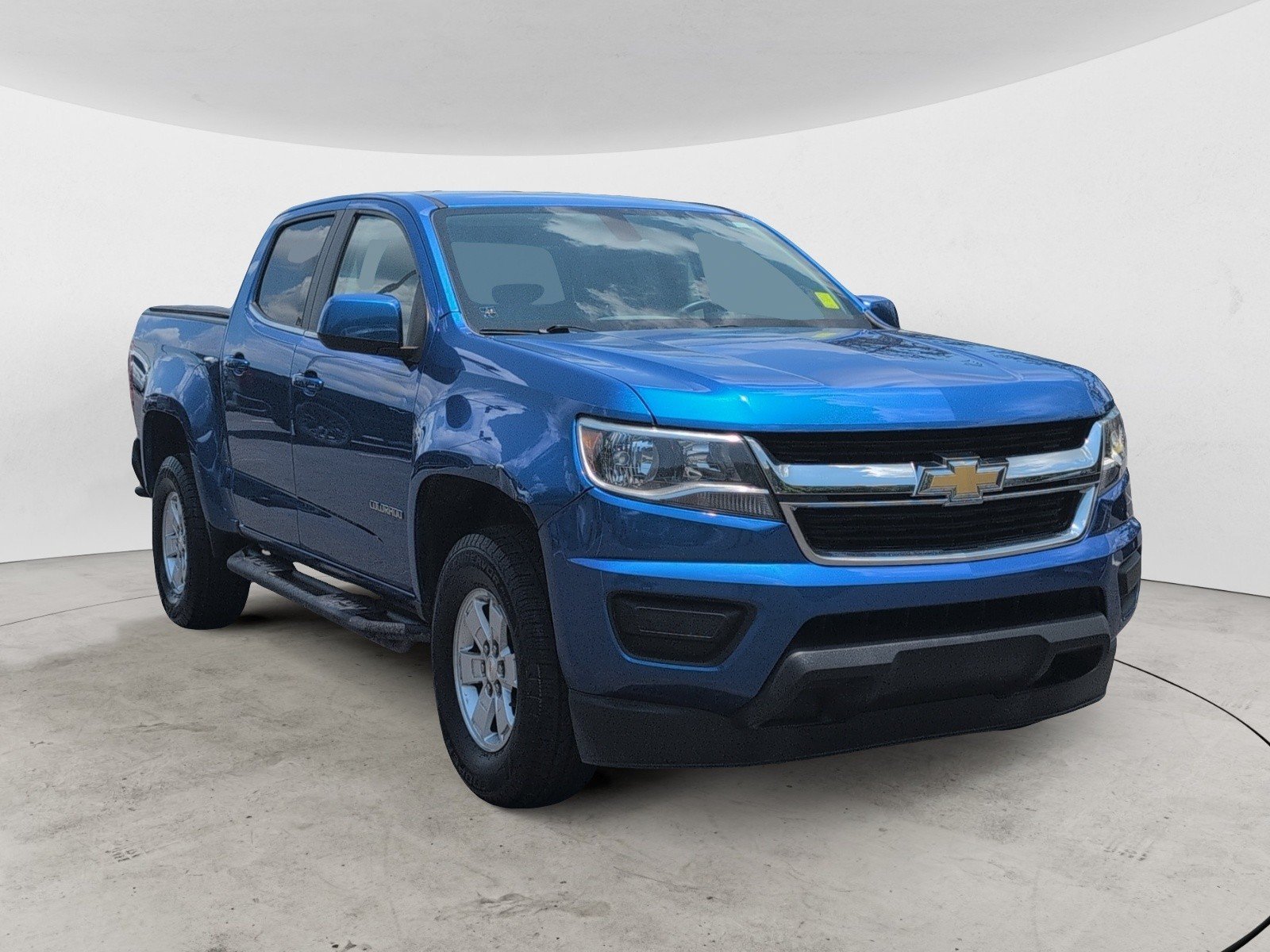 Used 2020 Kinetic Blue Metallic Chevrolet 2WD Work Truck image 2