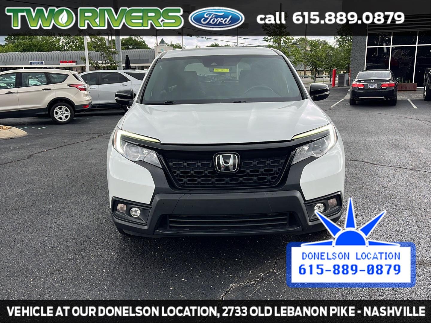 Used 2021 Platinum White Pearl Honda EX-L image 3