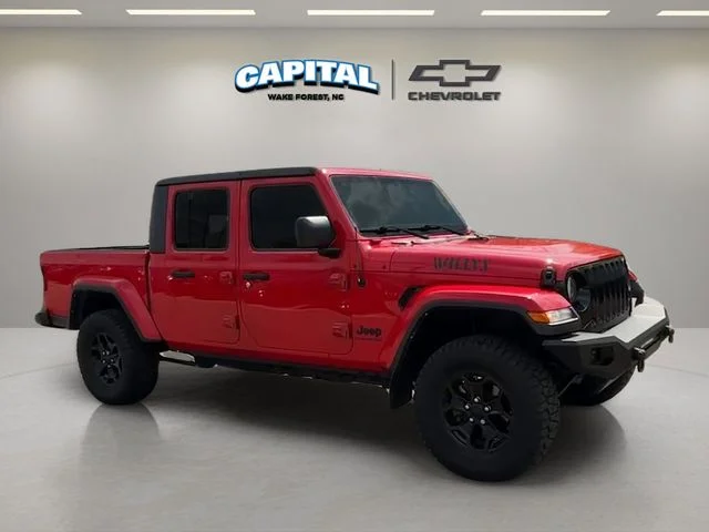 Used 2021 Red Jeep Willys image 7