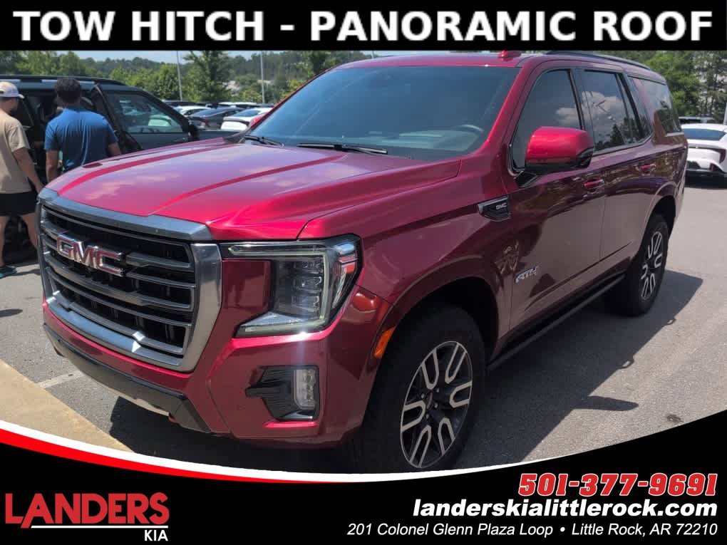 Used 2024 Volcanic Red Tintcoat GMC AT4 image 1