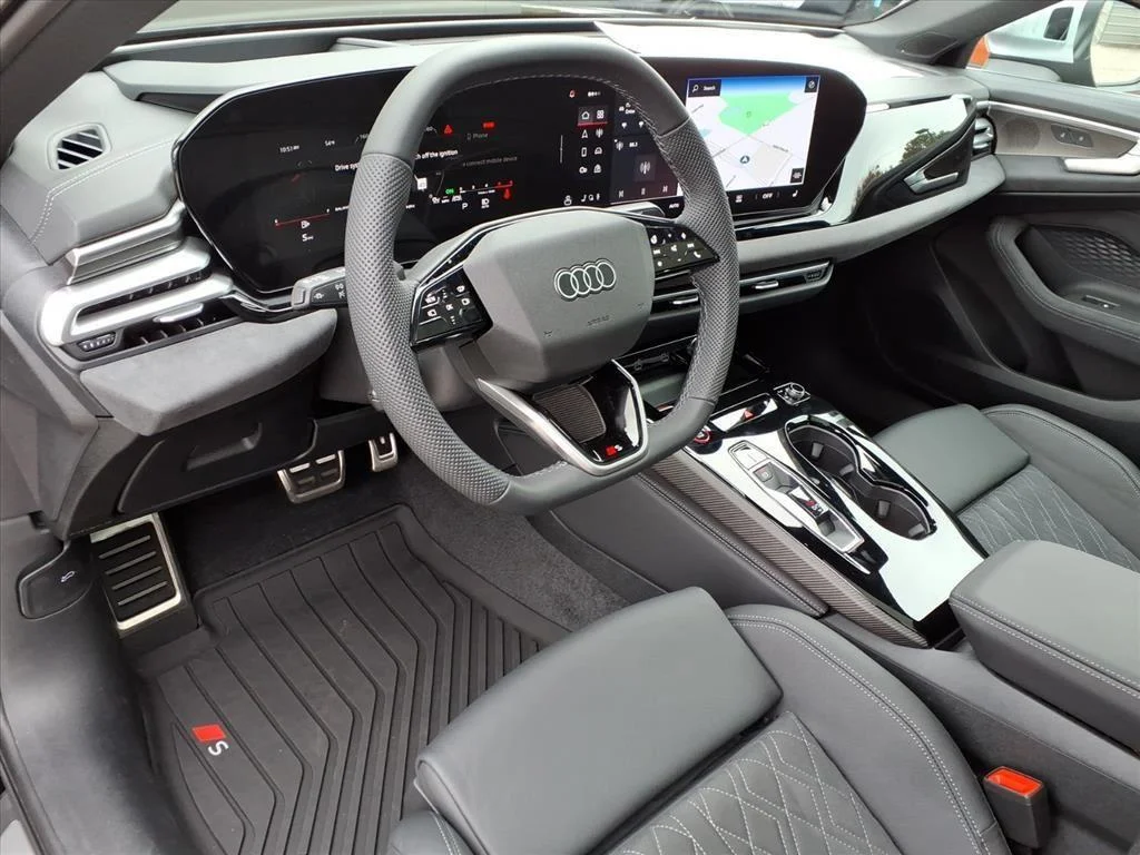 New 2025 Mythos Black Metallic Audi Premium Plus image 15