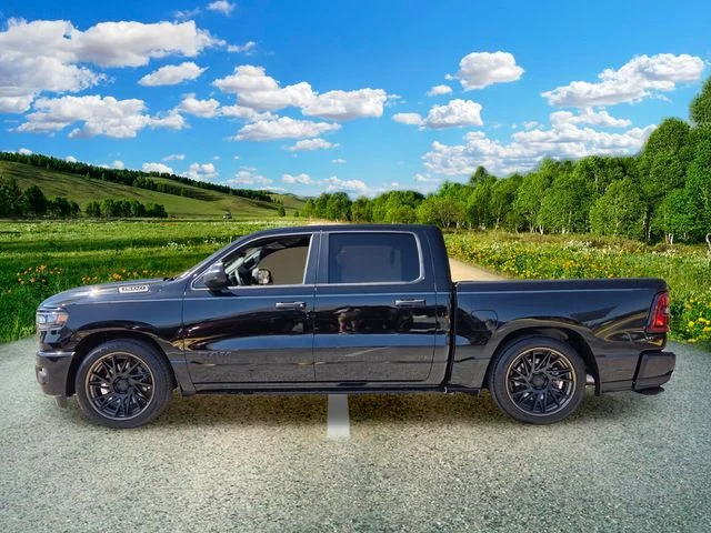 New 2026 Diamond Black Crystal Pearlcoat RAM Express image 3