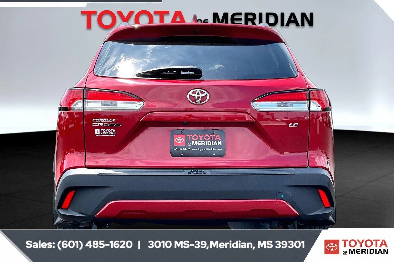 Used 2023 Barcelona Red Metallic Toyota LE image 4