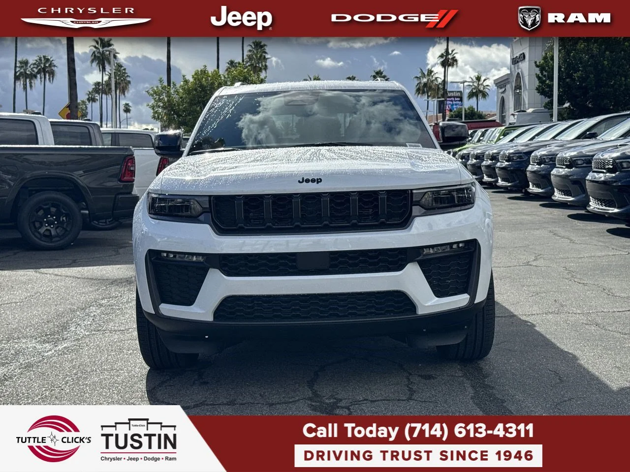 New 2027 Bright White Clear-Coat Paint Jeep Limited image 8