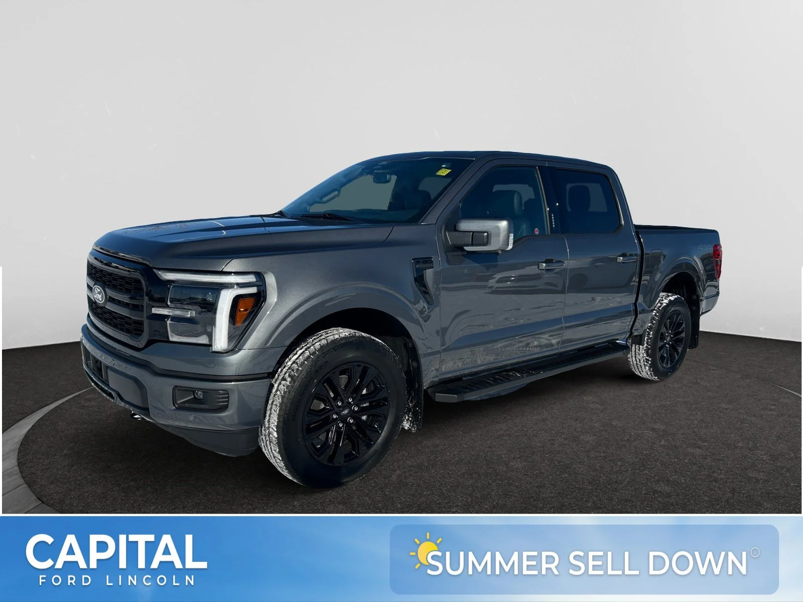 New 2026 Carbonized Grey Metallic Ford Lariat image 1