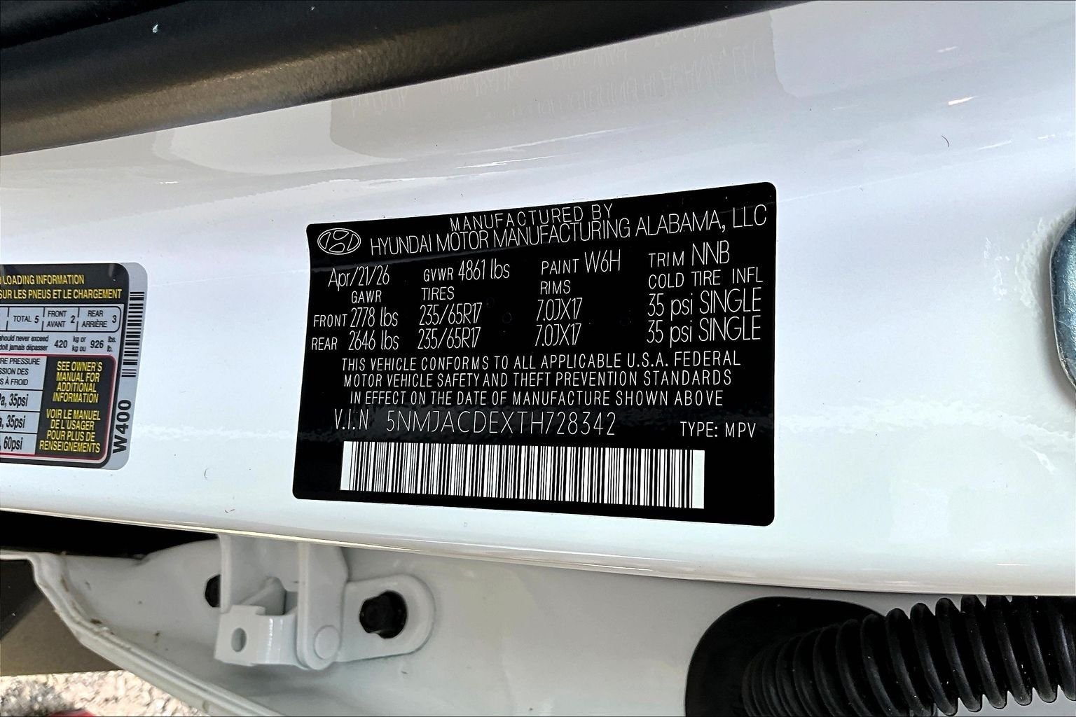 New 2026 White Hyundai SE AWD image 18