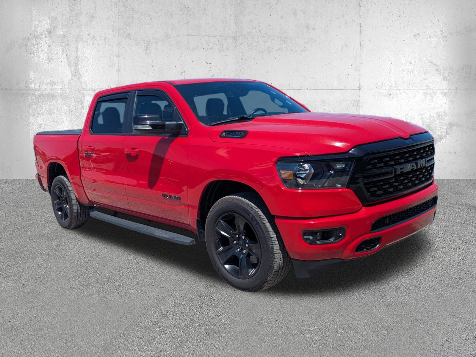 Used 2022 Flame Red Clearcoat Ram Big Horn image 2