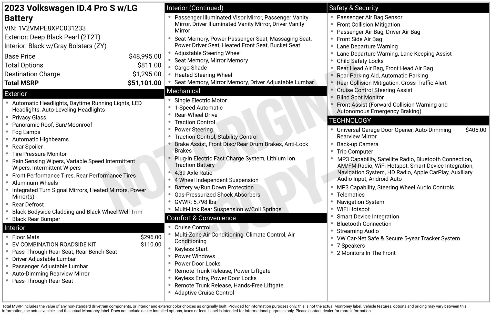 Certified Used 2023 Black Volkswagen Pro S image 2