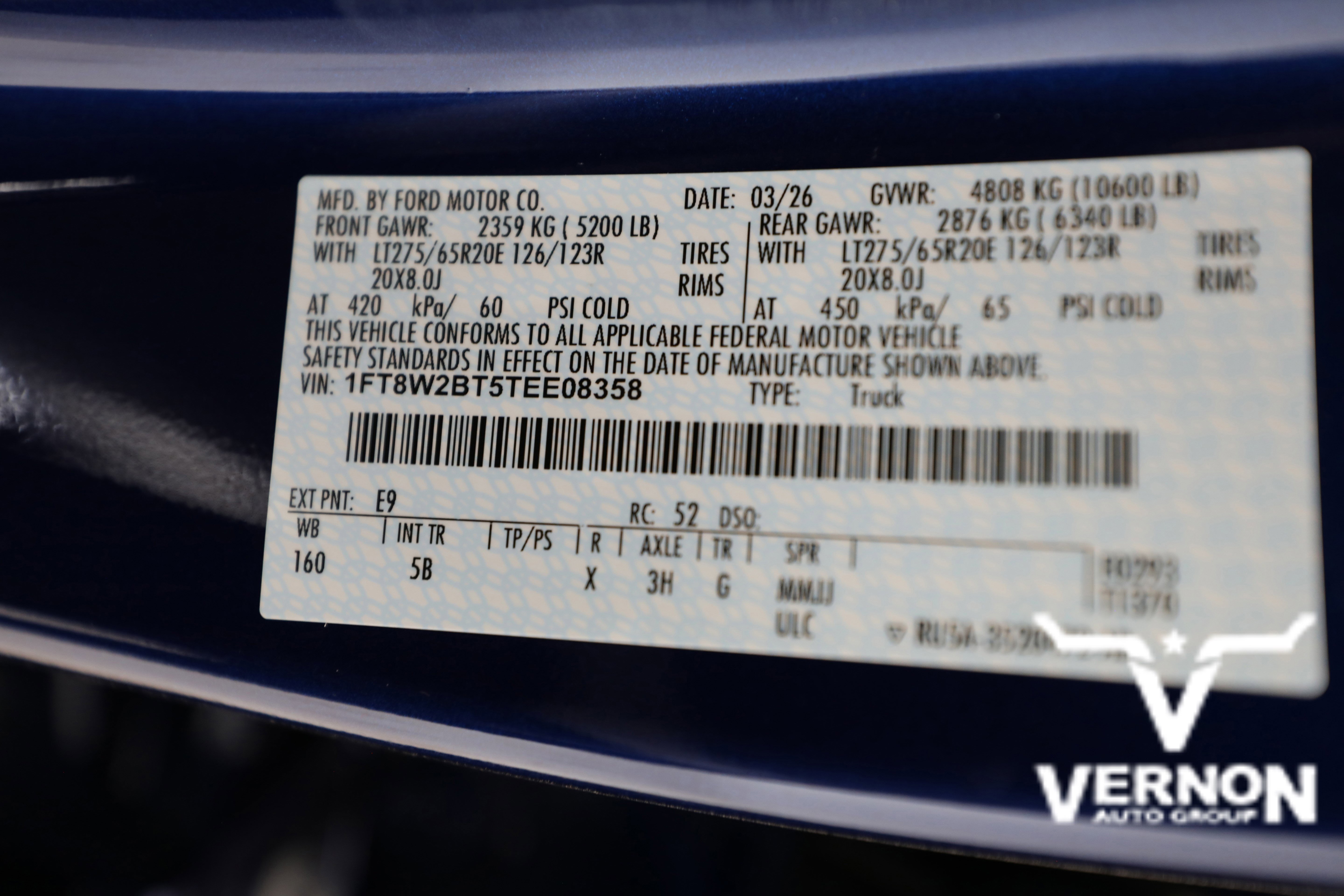 New 2026 Argon Blue Metallic Ford  image 37