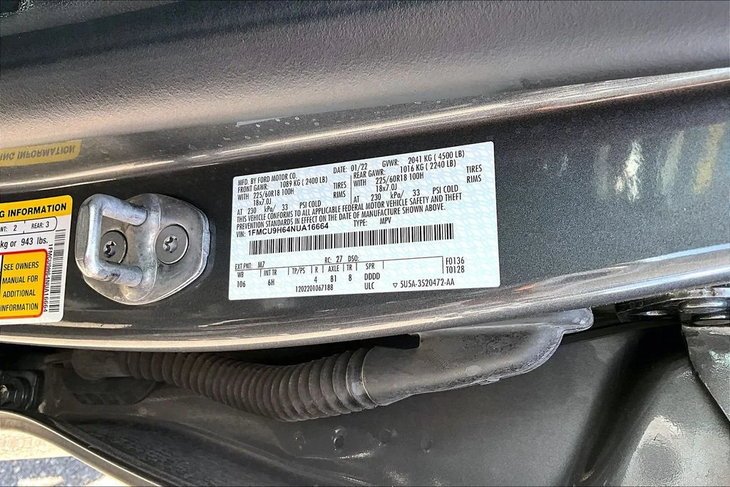 Certified Used 2022 Gray Ford SEL image 19