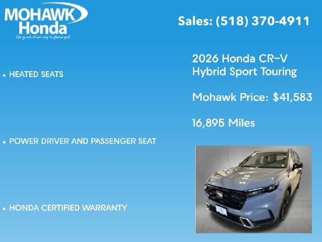 Certified Used 2026 Urban Gray Pearl Honda Sport Touring image 16