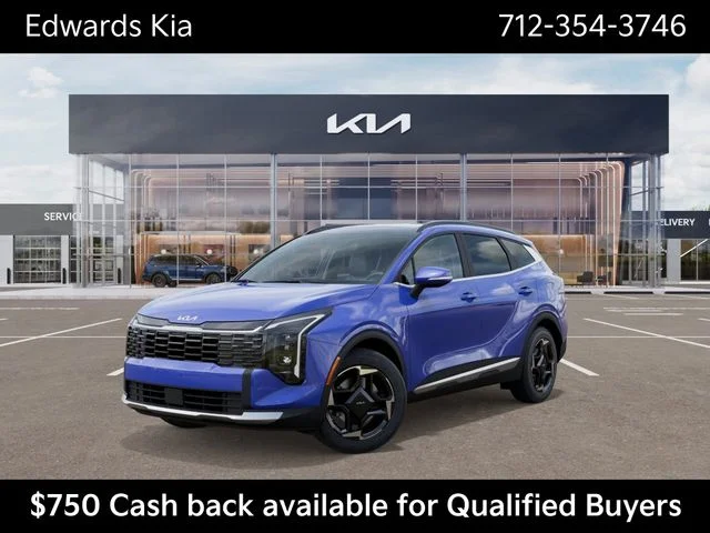 New 2027 Blue Kia EX image 1