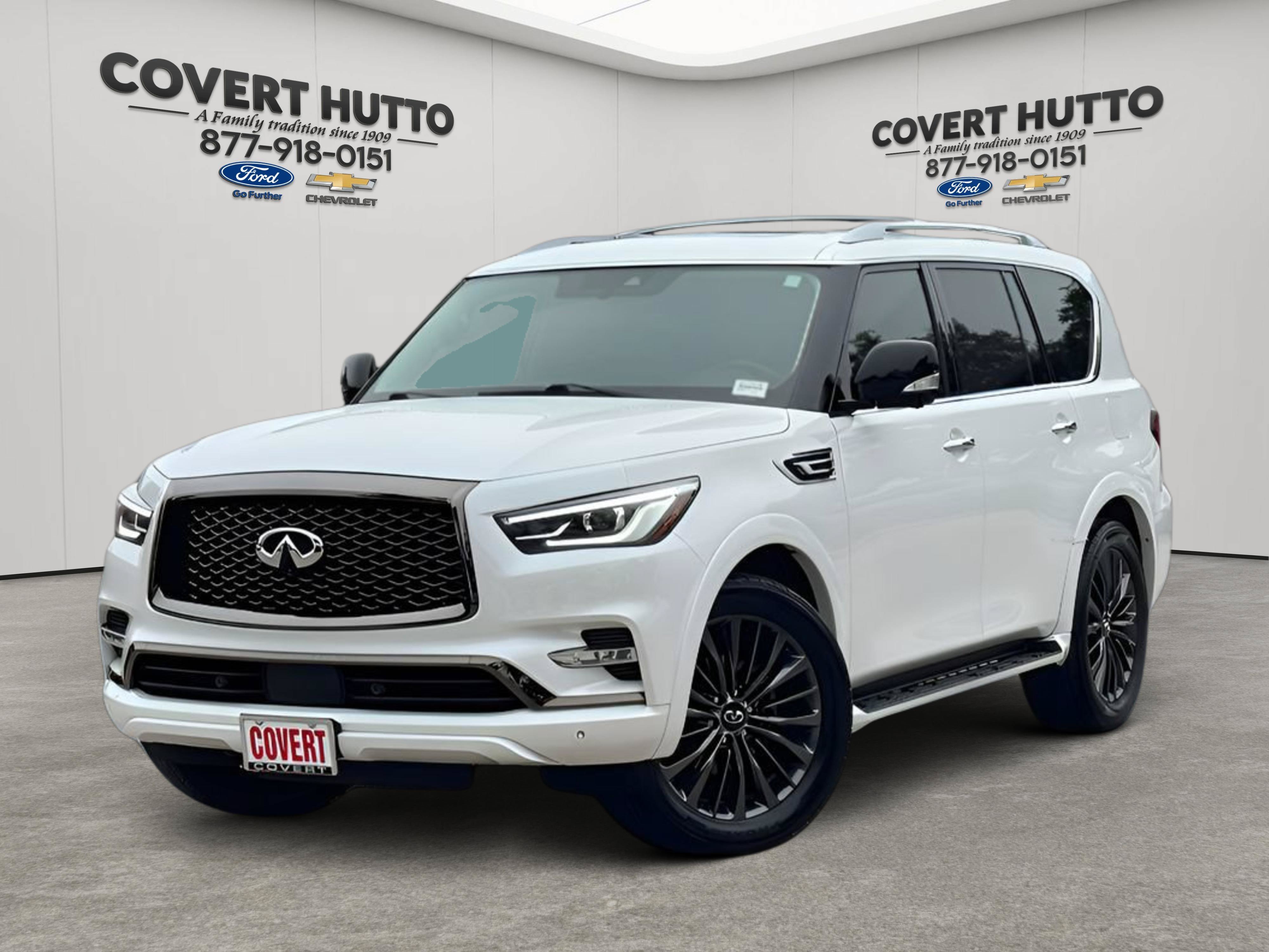Used 2021 Moonstone White INFINITI Premium Select image 1