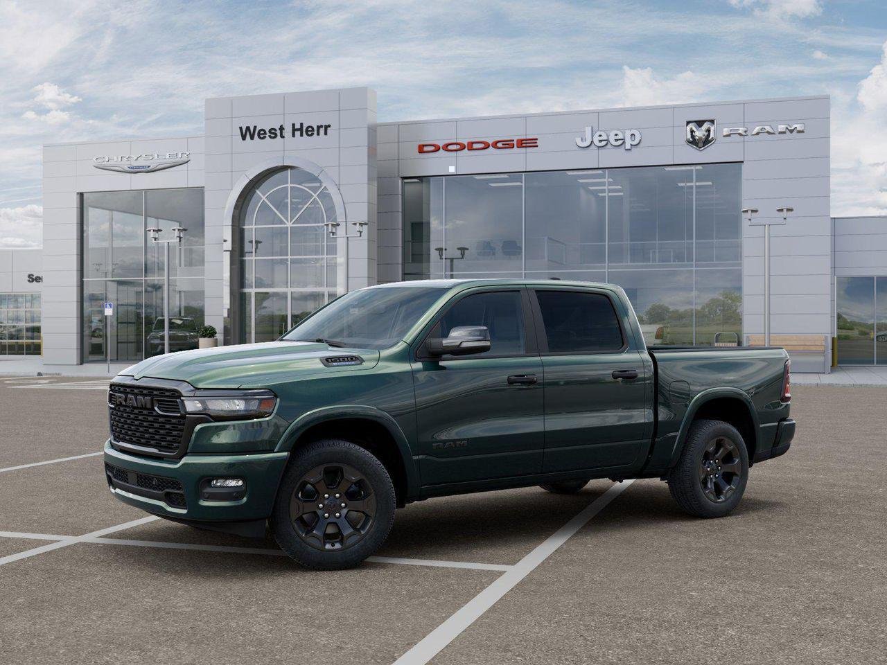 New 2026 Serrano-Green Metallic Exterior Paint RAM Big Horn image 2