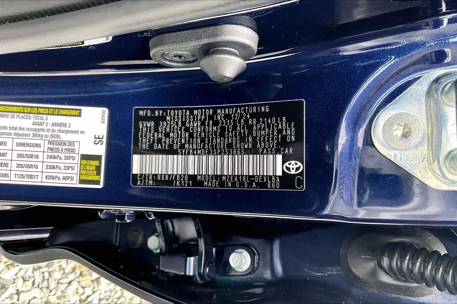 Certified Used 2025 Blueprint Toyota LE image 37