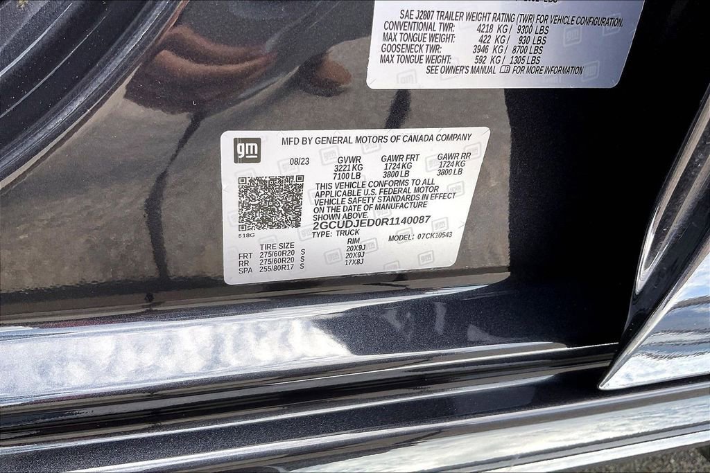 Used 2024 Dark Ash Metallic Chevrolet High Country image 35