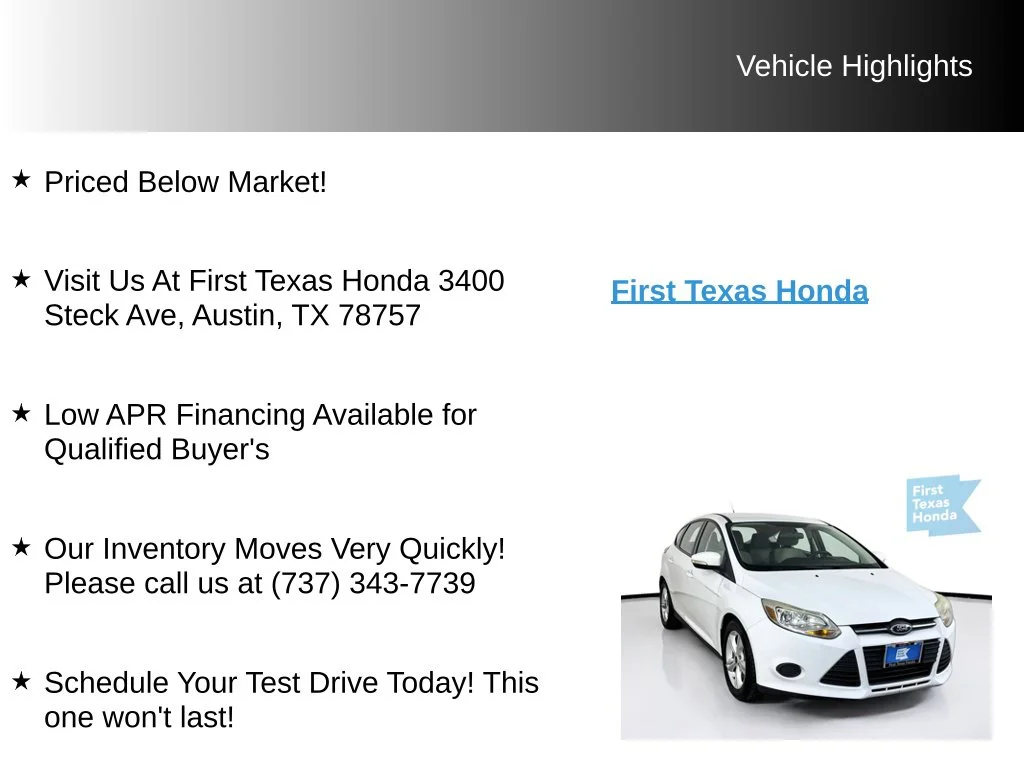 Used 2014 Oxford White Ford SE image 9