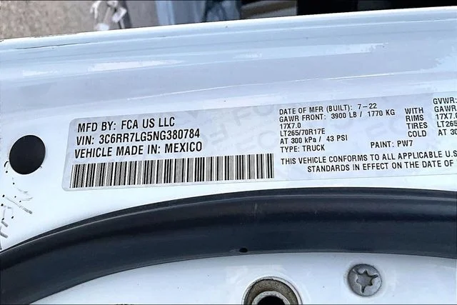 Used 2022 White Ram SLT image 19