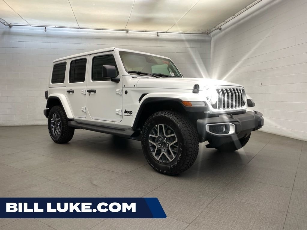 New 2026 Bright White Clear-Coat Exterior Paint Jeep Sahara image 1