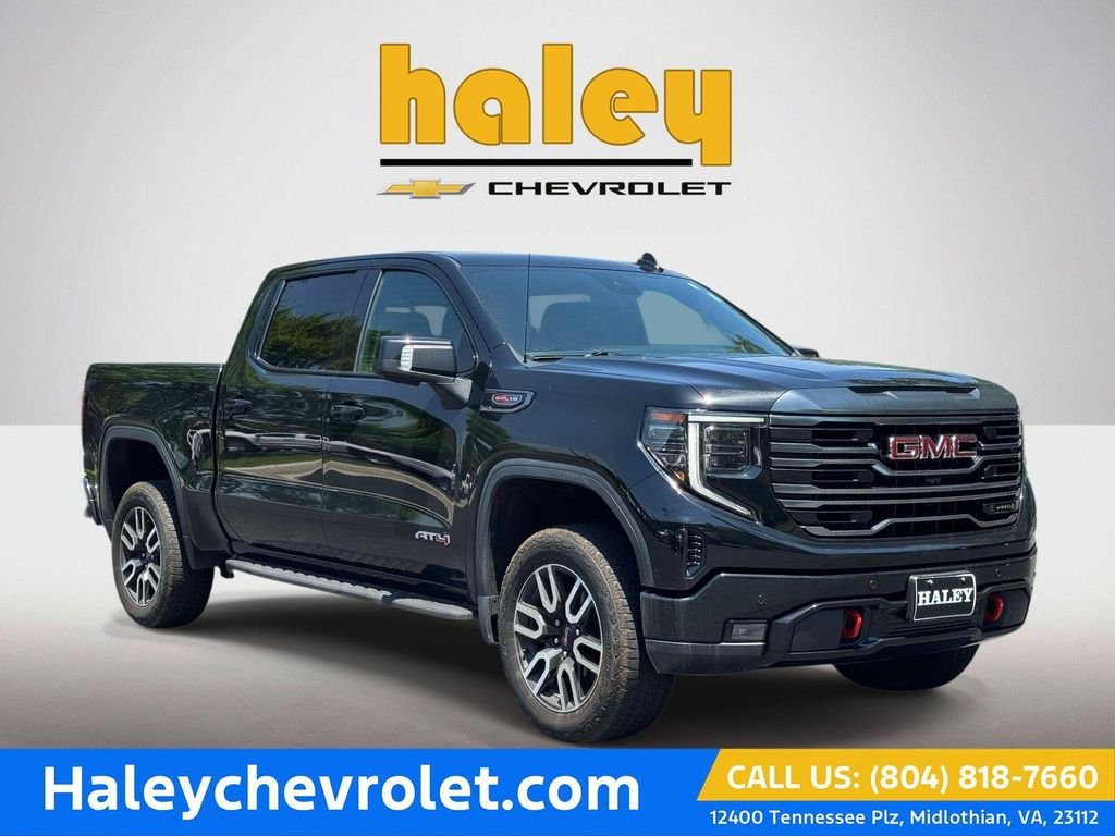 Used 2022 Black GMC AT4 image 1