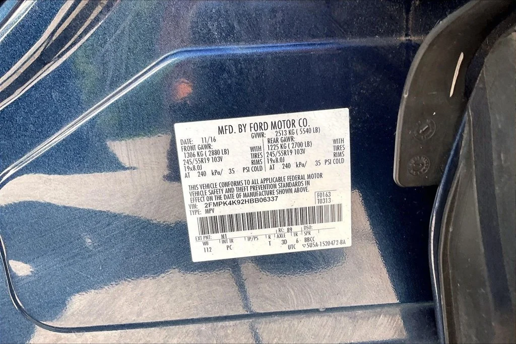 Used 2017 Blue Ford Titanium image 32