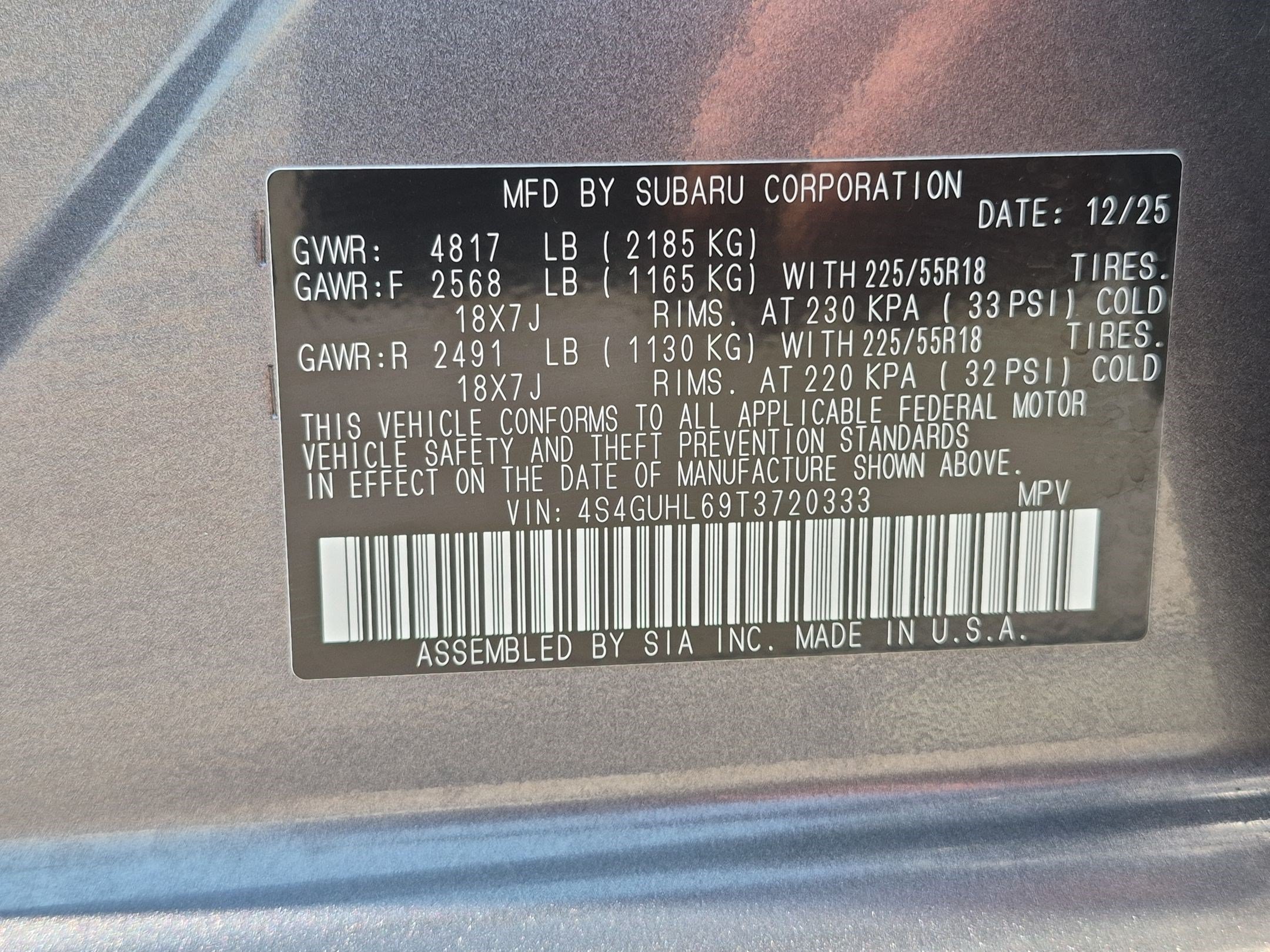 Certified Used 2026 Magnetite Gray Metallic Subaru Limited image 33