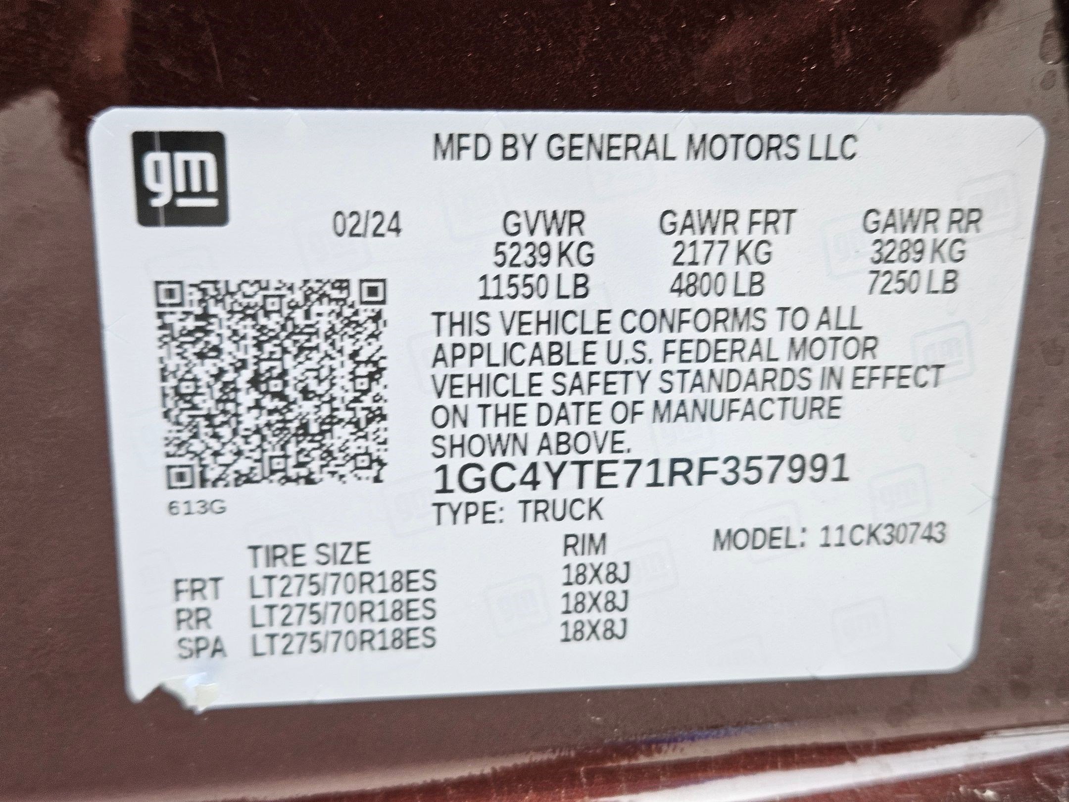 Used 2024 Auburn Metallic Chevrolet LT image 34
