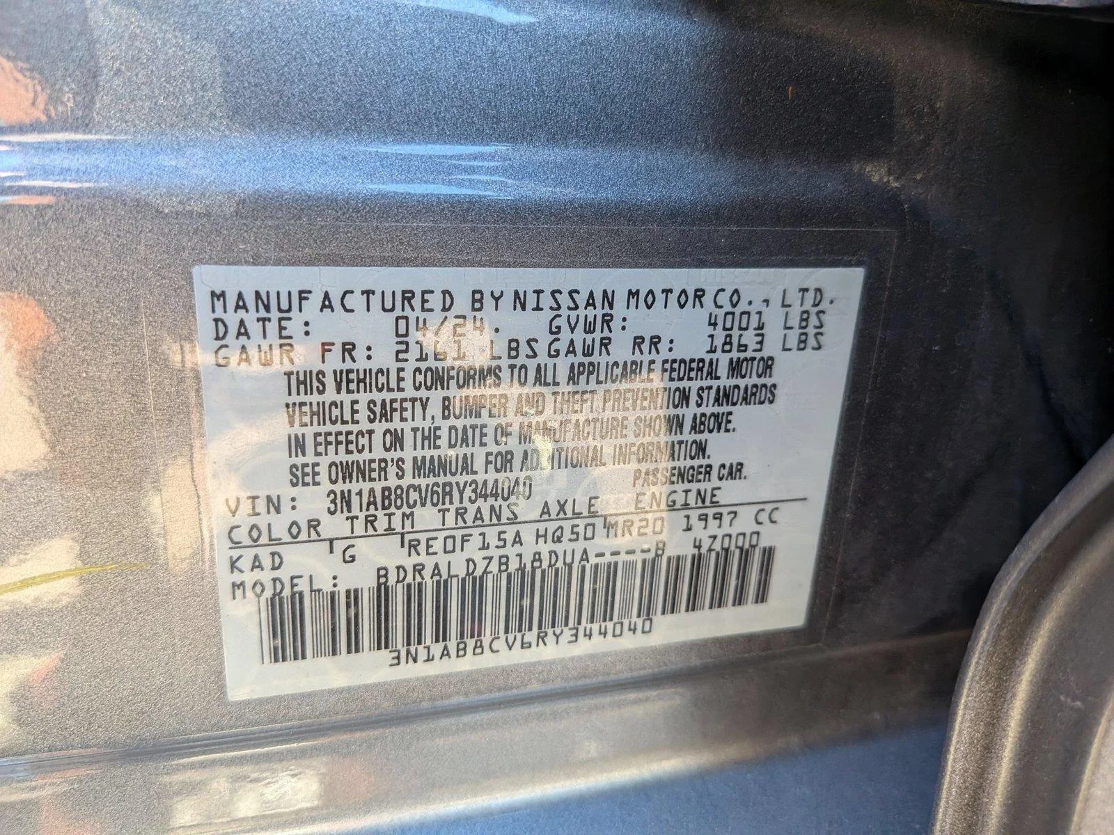Certified Used 2024 Gun Metallic Nissan SV image 38