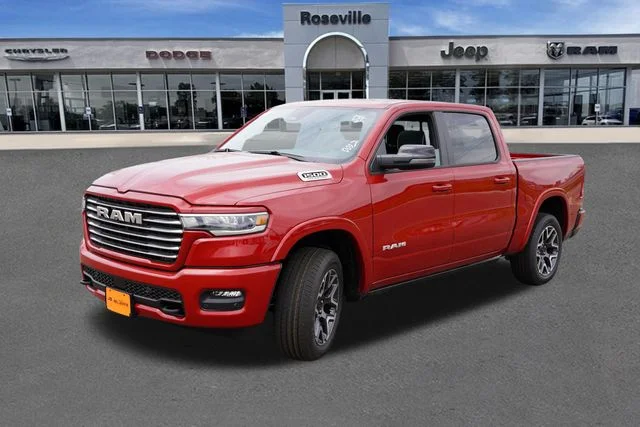 New 2026 Molten Red Pearl-Coat Exterior Paint RAM Laramie image 7