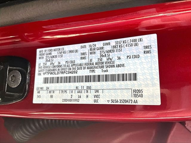 Used 2024 Red Ford XLT image 34