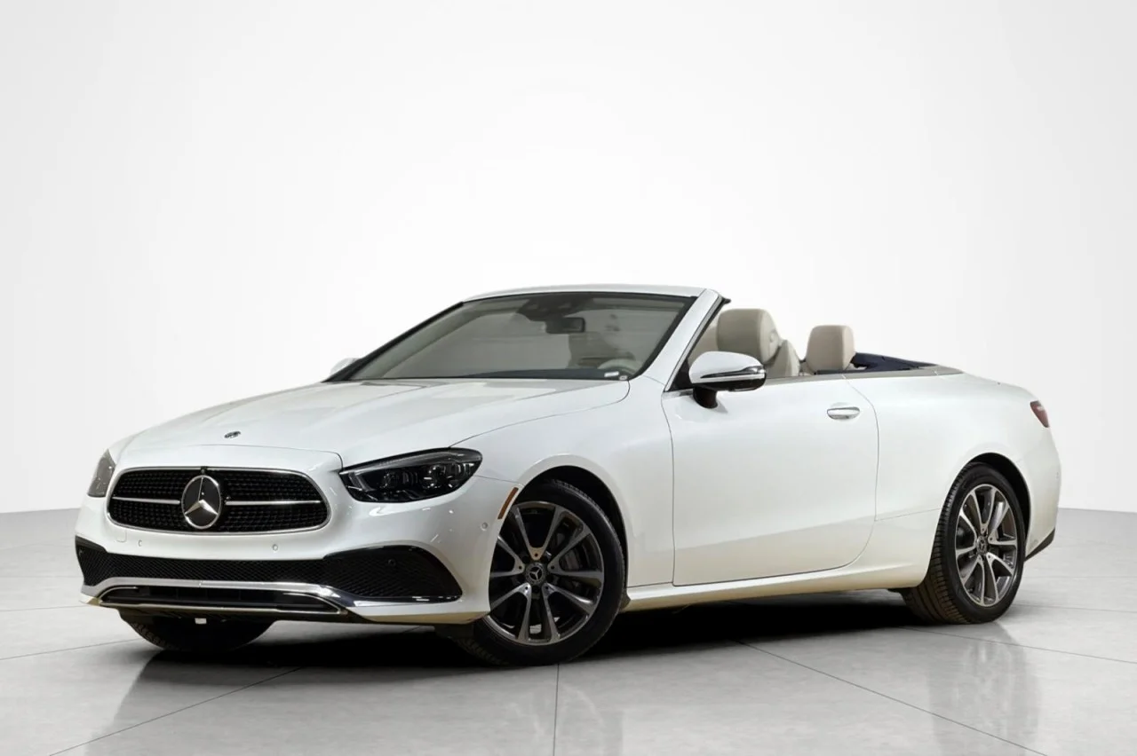 Used 2023 Polar White Mercedes-Benz E 450 image 1